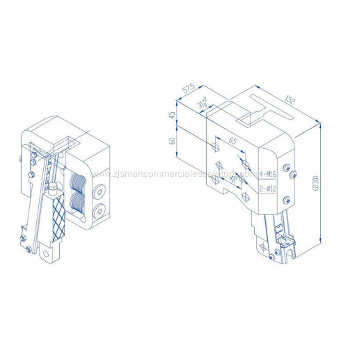 QJ2500A1 Progressive Safety Gear for Elevators